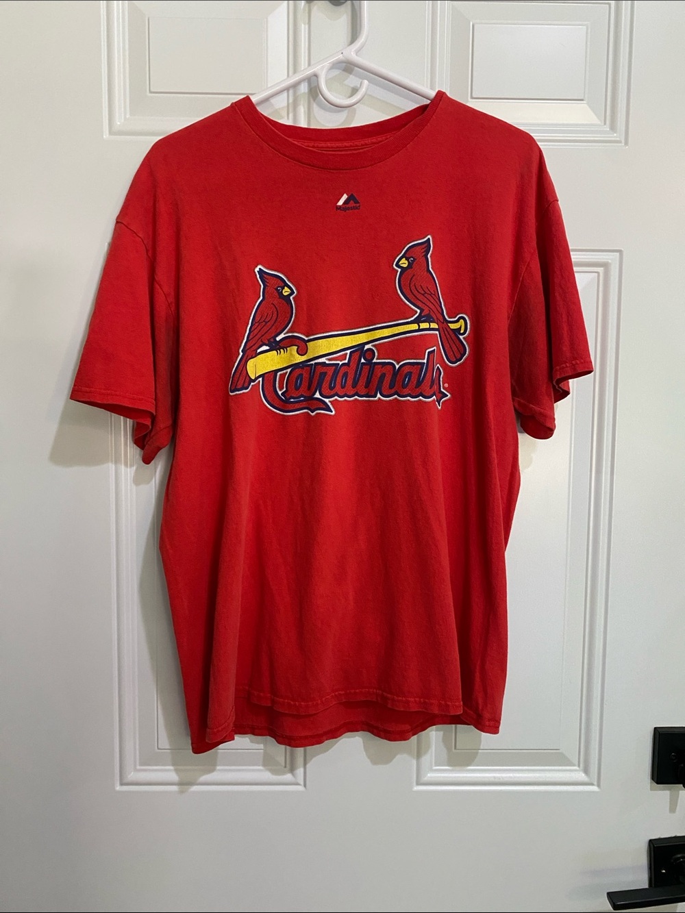 Majestic Red St. Louis Cardinals Graphic Tee - Men's
